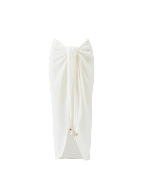 MELISSA ODABASH WINNIE IVORY SKIRT