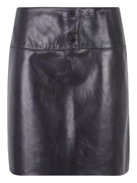 paloma wool Rietti leather mini skirt
