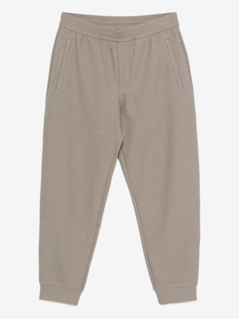 EMPORIO ARMANI logo-pattern track pants