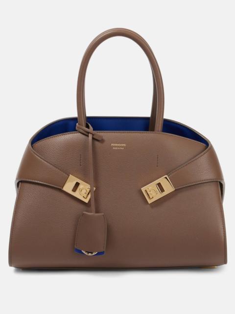 FERRAGAMO Hug Medium leather tote bag