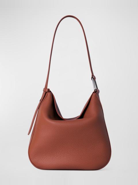 AKRIS Anna Medium Leather Hobo Bag