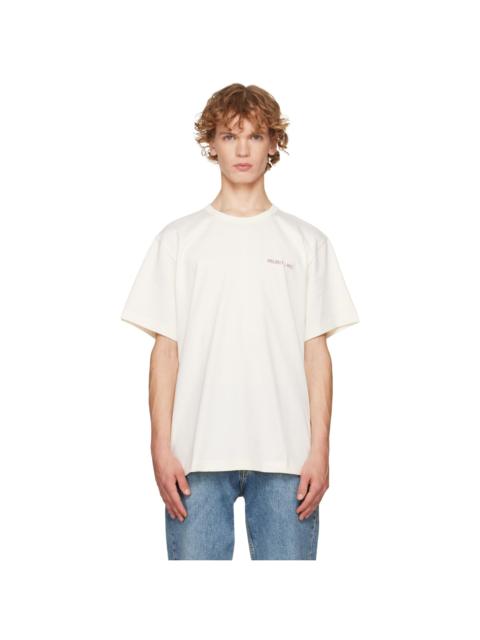 Helmut Lang Off-White Logo T-shirt