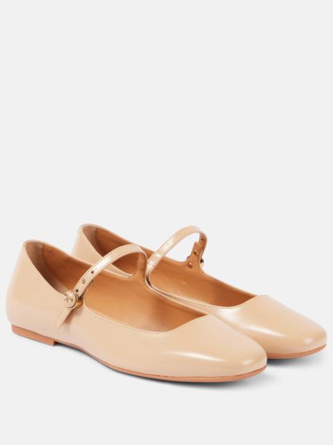 Tod's Leather Mary Jane flats