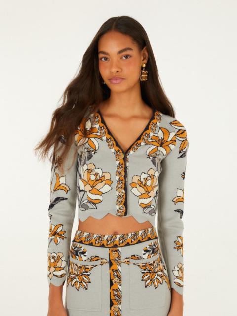 FARM RIO Stained Glass Beauty Knit Top