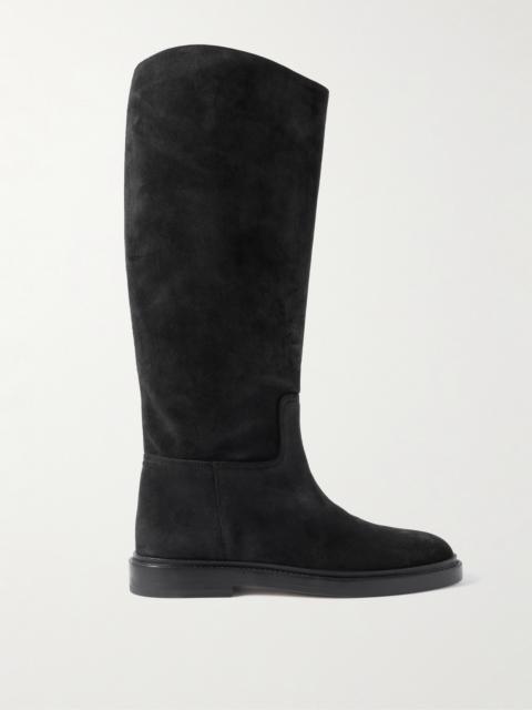 LEGRES 80 Suede Knee Boots