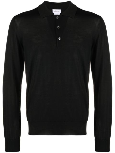 Brioni long-sleeve polo shirt