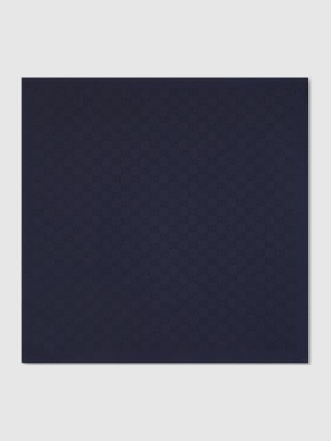 GUCCI GG silk cotton pocket square