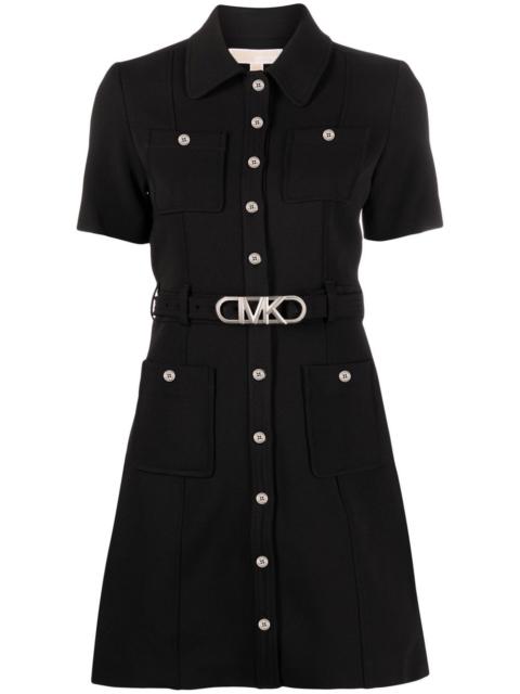 MICHAEL KORS belted shirt dress