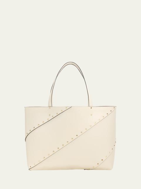 Wispy Large Rockstud Leather Tote Bag