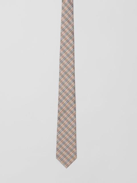 Burberry Classic Cut Microcheck Silk Jacquard Tie
