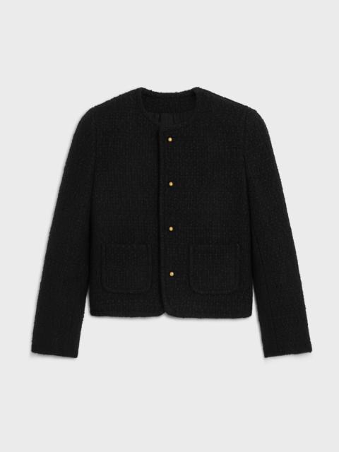 CELINE icone jacket IN wool natté