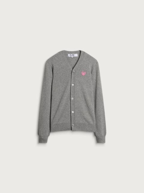Comme des Garçons PLAY Comme des Garçons Play Pink Heart Cardigan