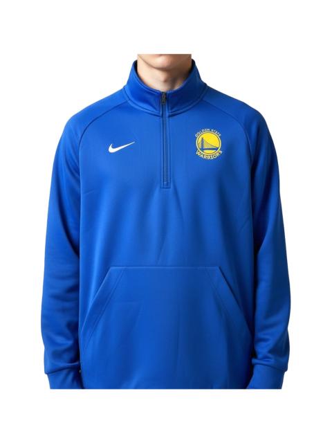 Nike NBA GS WARRIORS THERMA 1/4 ZIP LONG SLEEVE TEE "Game Royal" M53564 ROYAL