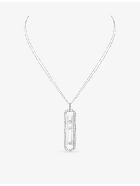 MESSIKA Move 10th Medium 18ct White-Gold And 1.15ct Diamond Necklace