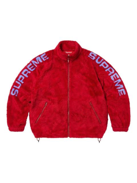 Supreme Supreme Shoulder Logo Fleece Jacket 'Red' SS25J28-RED