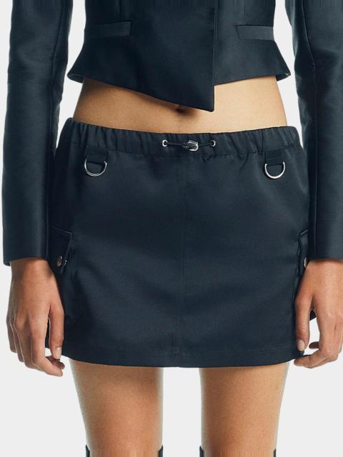 Coperni Women's Tailored Cargo Mini Skirt - Black