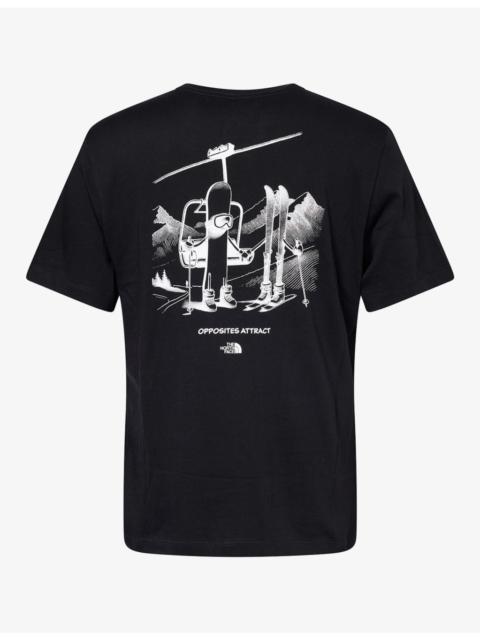 The North Face Opposites Attract Graphic-print Cotton T-Shirt