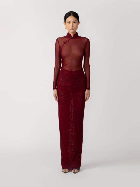 SAU LEE KYLE MESH DRESS