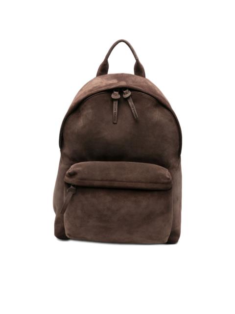 OFFICINE CREATIVE 로고 디테일-zip 풀러 suede 배낭