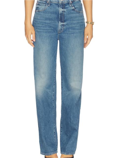 MOTHER High Waisted Tunnel Vision Sneak Jeans