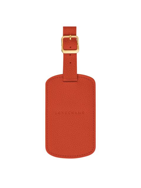 Longchamp Le Foulonné Luggage tag Paprika - Leather