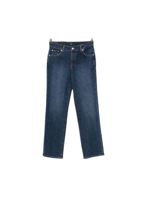 7 For All Mankind Calie straight denim jeans