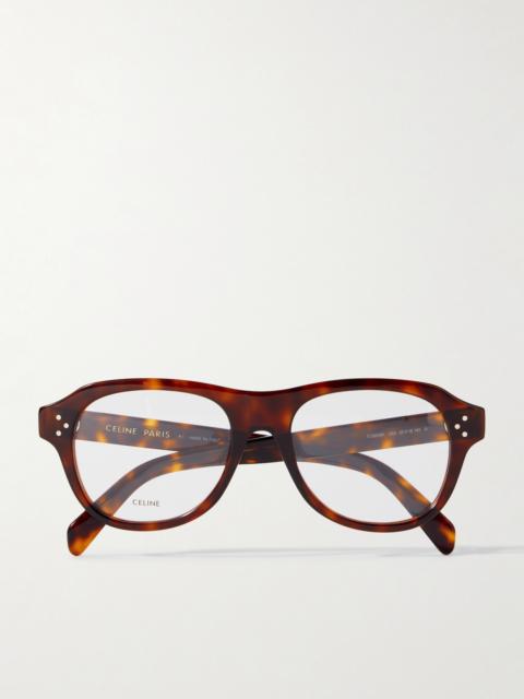 CELINE Aviator-style Tortoiseshell Acetate Optical Glasses