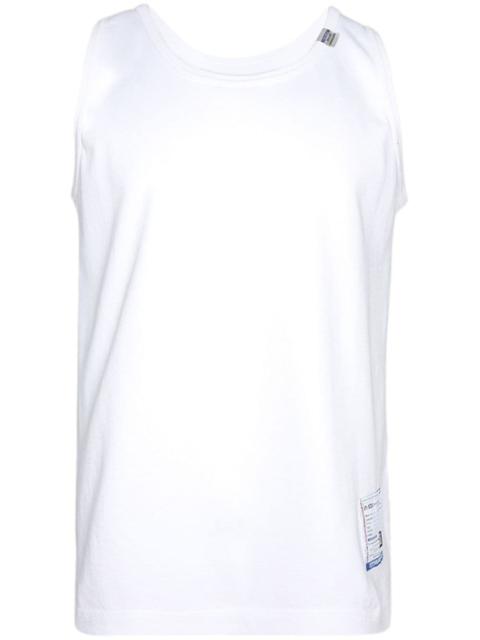 Maison MIHARAYASUHIRO logo-appliquÃ© cotton tank top