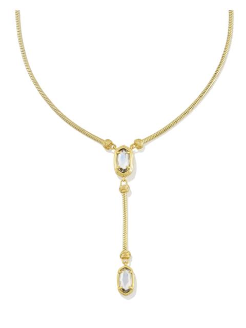 KENDRA SCOTT Dolly Parton x Kendra Scott Elliot Gold Lariat Necklace