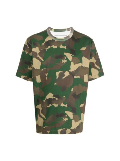 camouflage organic-cotton T-shirt