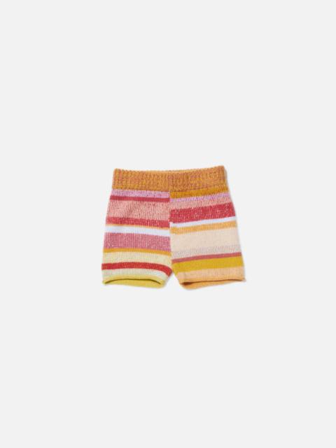 The Elder Statesman STRIPE SUPER SOFT WOMEN'S SHORT