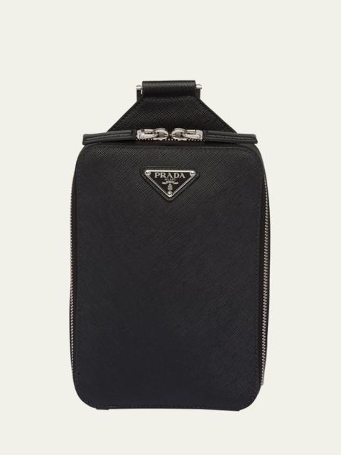 Prada Men's Saffiano Leather Sling Backpack