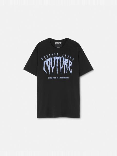 VERSACE JEANS COUTURE Graphic Logo Relaxed-Fit T-Shirt