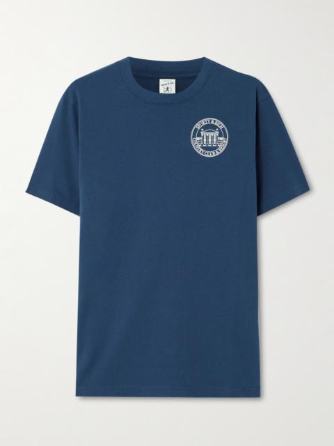 Sporty & Rich Vendome Resort Printed Cotton-jersey T-shirt