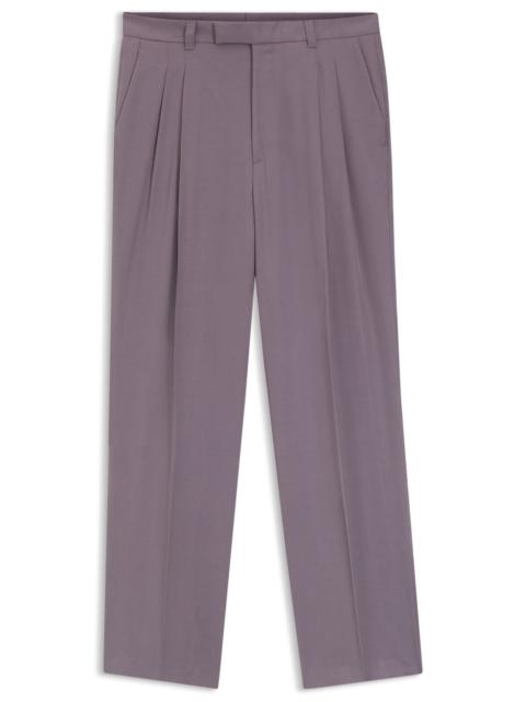 BOSS OVERSIZED-FIT TROUSERS IN TWILL