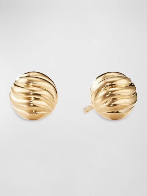 DAVID YURMAN Sculpted Cable Stud Earrings in Gold