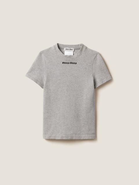 Miu Miu Seamless mélange T-shirt