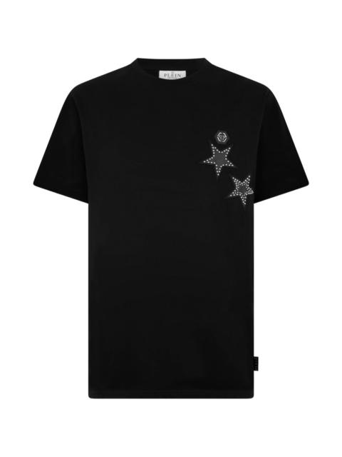 PHILIPP PLEIN stars-studs crew-neck T-shirt