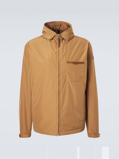 Moncler Leather-trimmed jacket