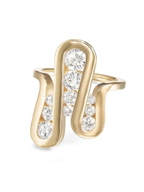 MELISSA KAYE Diamond Daphne Joy Ring