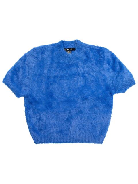 Ksubi Ksubi Cyber Knit Short-Sleeve Top 'Blue'