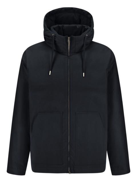 Herno hooded zip-up jacket