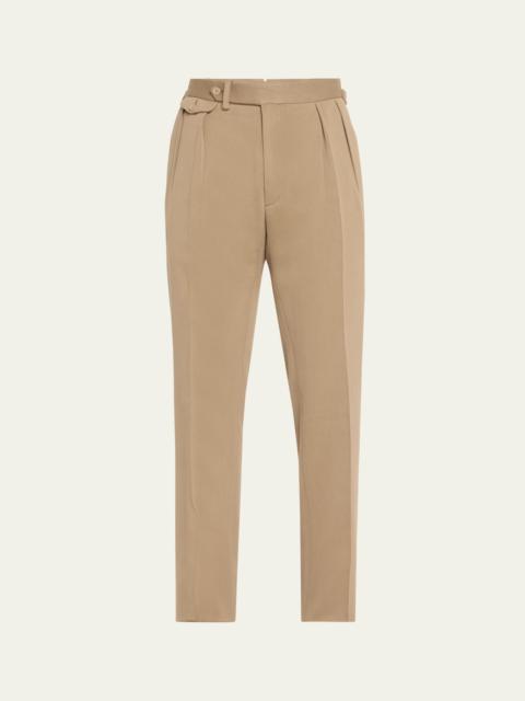 Men's Gregory Cavalry Twill Pleated Trousers