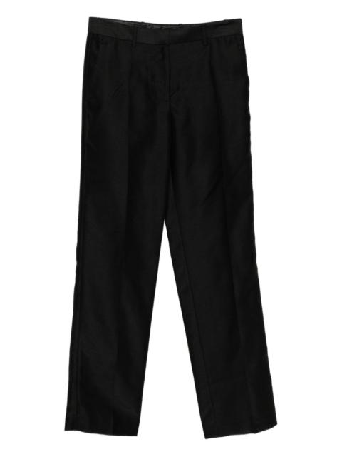 Helmut Lang slubby organza trousers