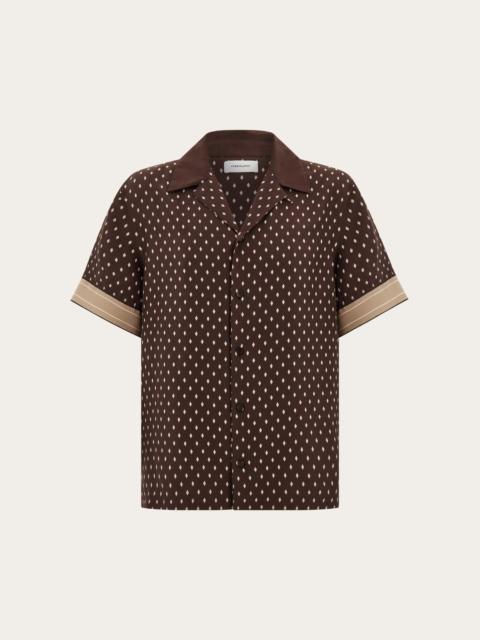 FERRAGAMO Habotai silk shirt