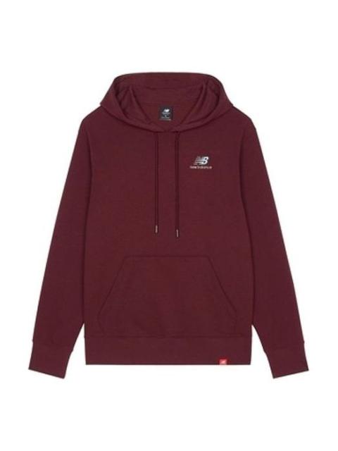 New Balance New Balance Embroidered Logo Sports Pullover Wine Red AMT11550-NBY