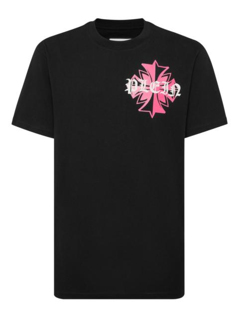 PHILIPP PLEIN crest-print round neck T-shirt