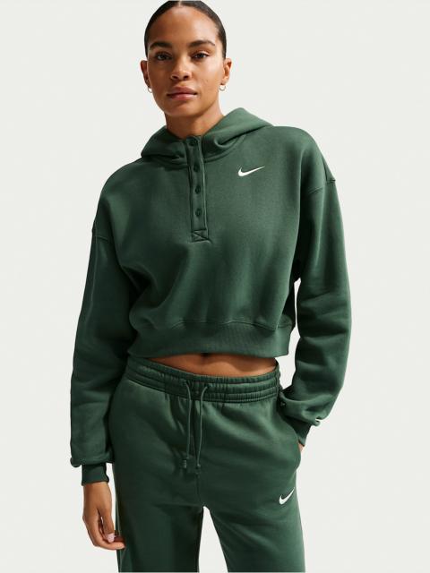 Nike Nike Sportswear Phoenix Fleece Women's Oversized Cropped Henley Hoodie