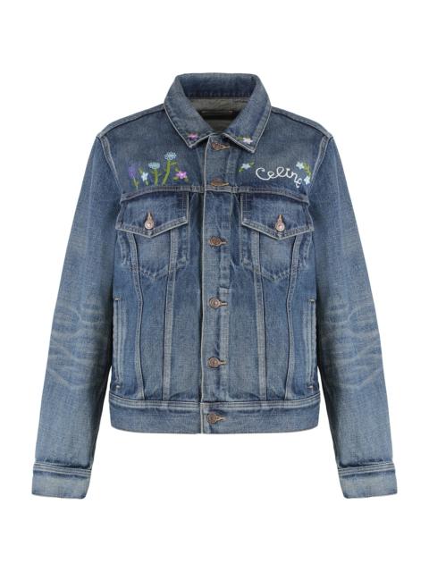 CELINE Denim Jacket With Embroidery
