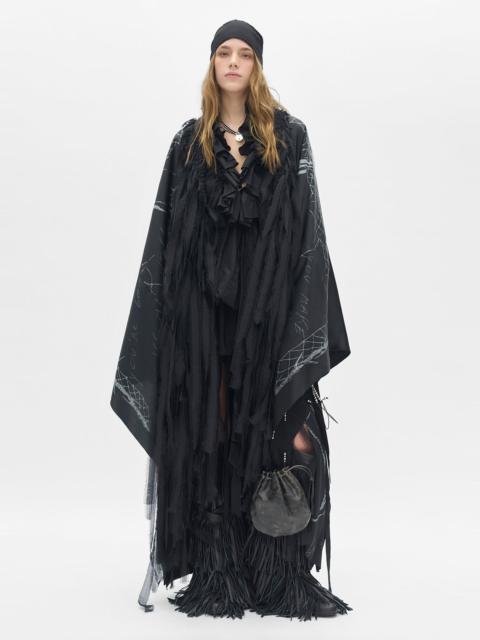 Ann Demeulemeester Fora Macrame Embroidery Robe